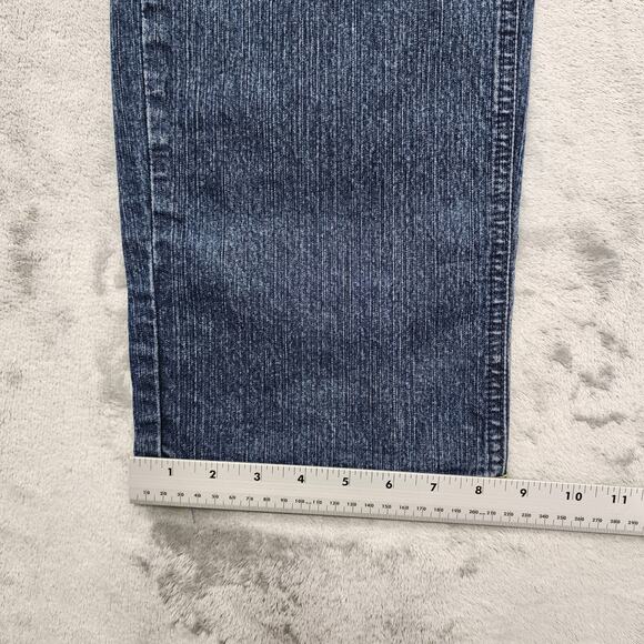 Vintage 90s Liz Claiborne Jeans Womens 6 Blue Dark Wash Mid Rise Straight Leg - Picture 14 of 15